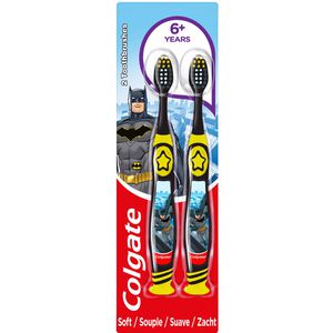 Escova de Dentes Suave Batman & Wonder Woman + 6 Anos Colgate