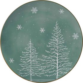 Servi&ccedil;o 6 Pessoas Porcelana &Aacute;rvore Verde Kasa