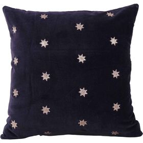 Almofada 45x45cm Veludo Estrelas Azul Almofada 45x45cm Veludo Estrelas Azul