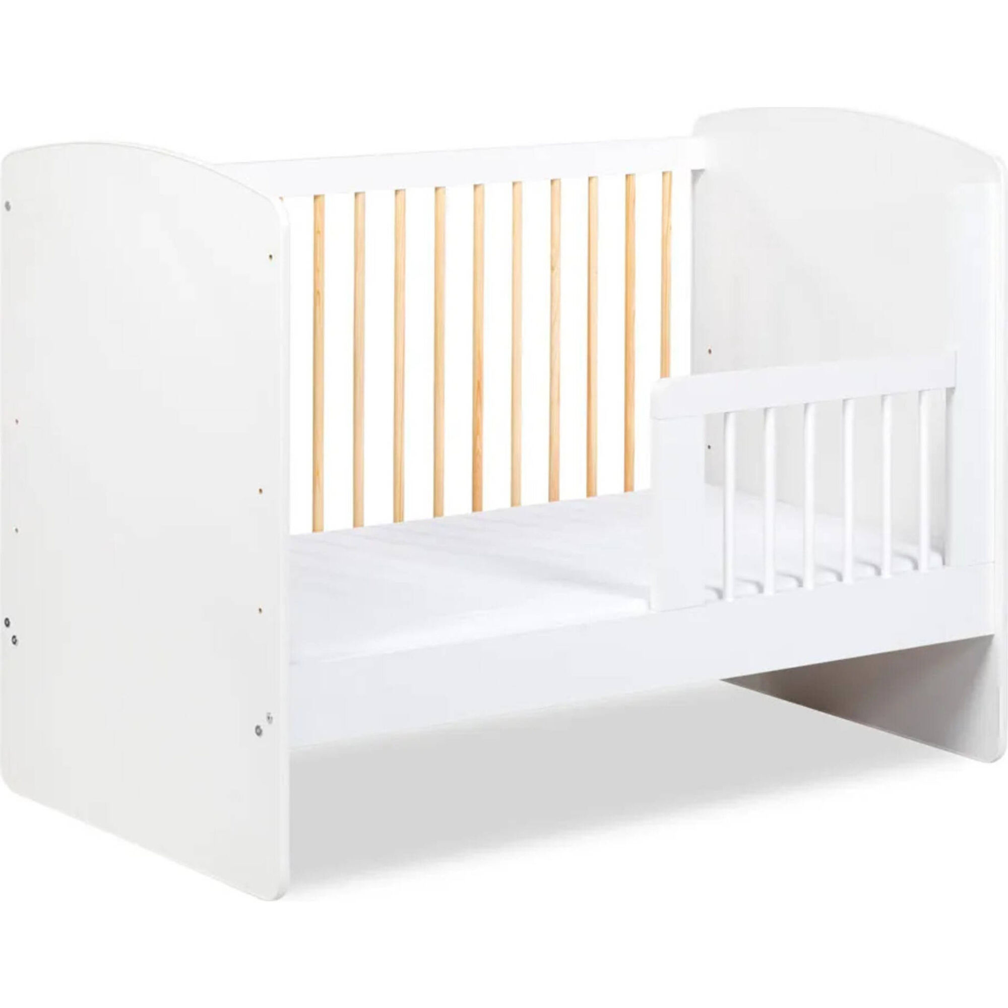 Cama de Grades Branca e Pinho Karolina