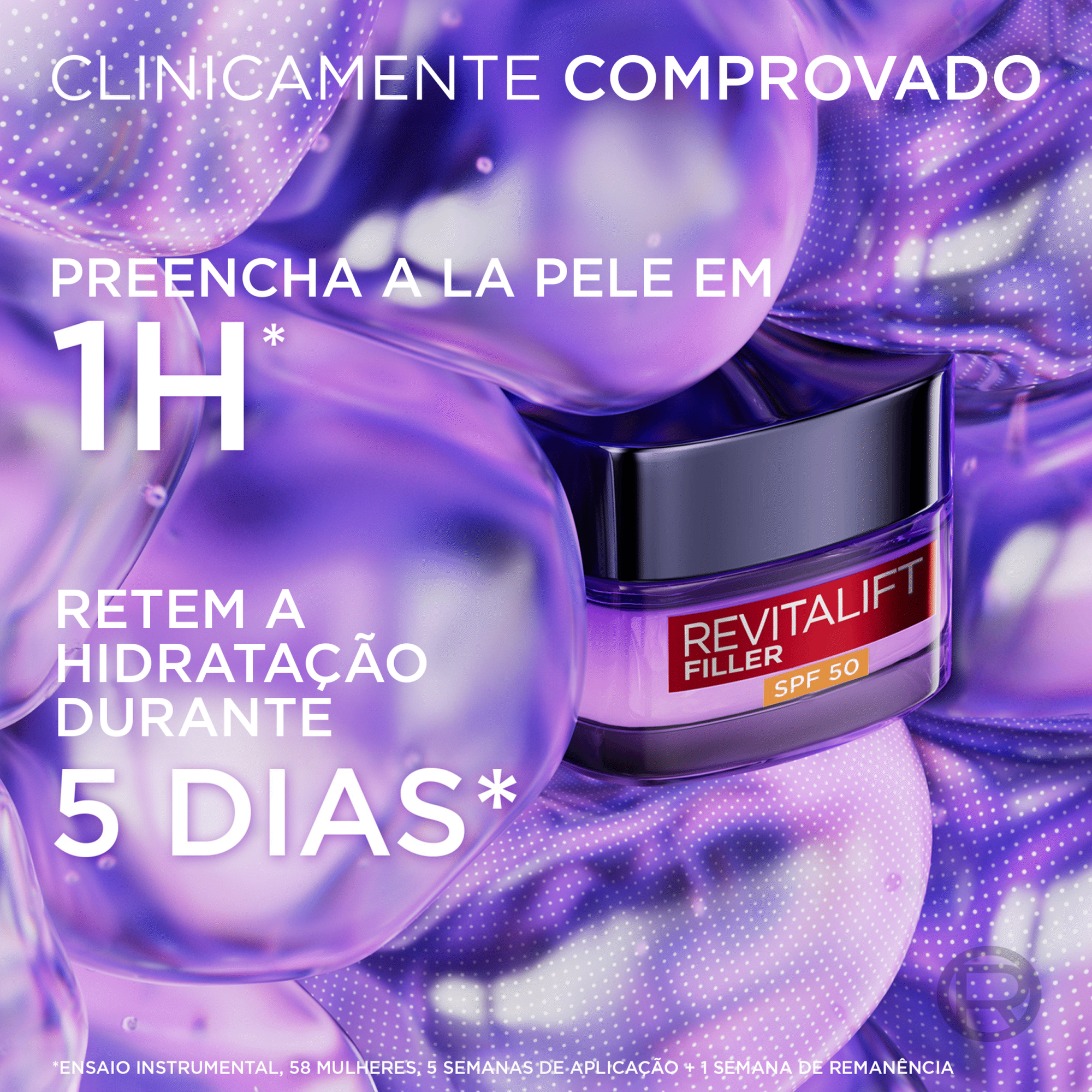 Creme de Rosto Dia Revitalift Filler FPS 50 L'Or&eacute;al Paris