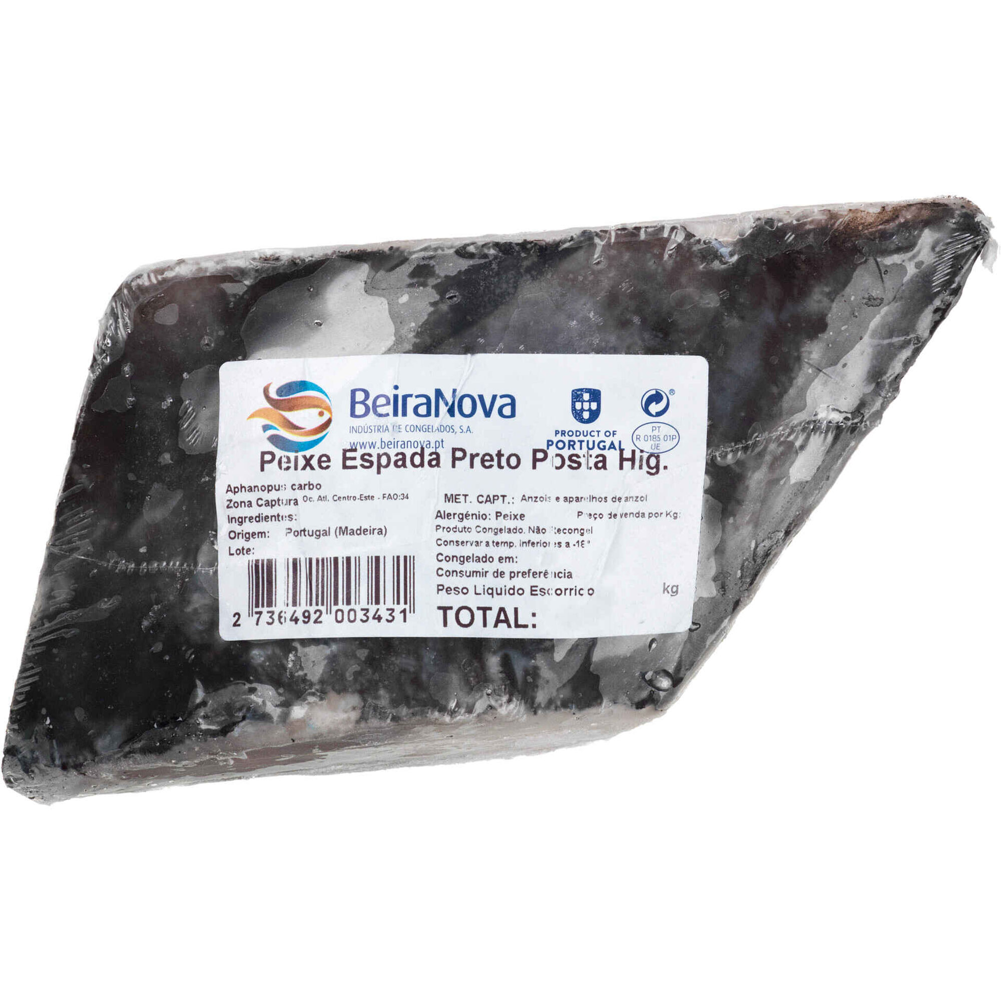 Posta de Peixe Espada Preto Congelado BeiraNova