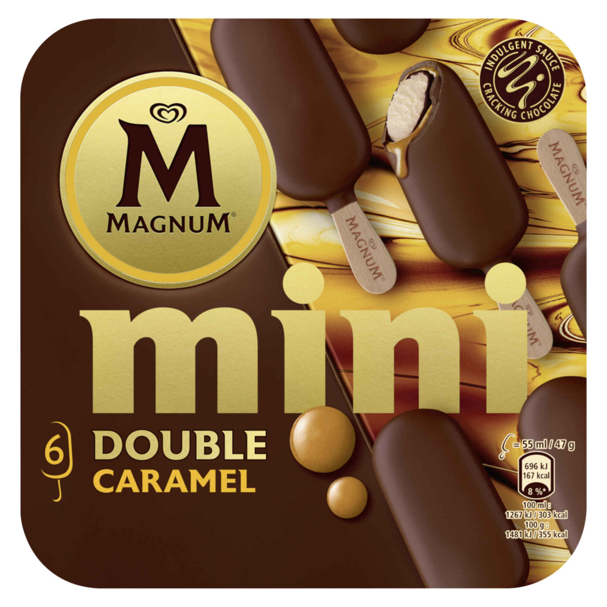 Gelado Mini Double Caramelo