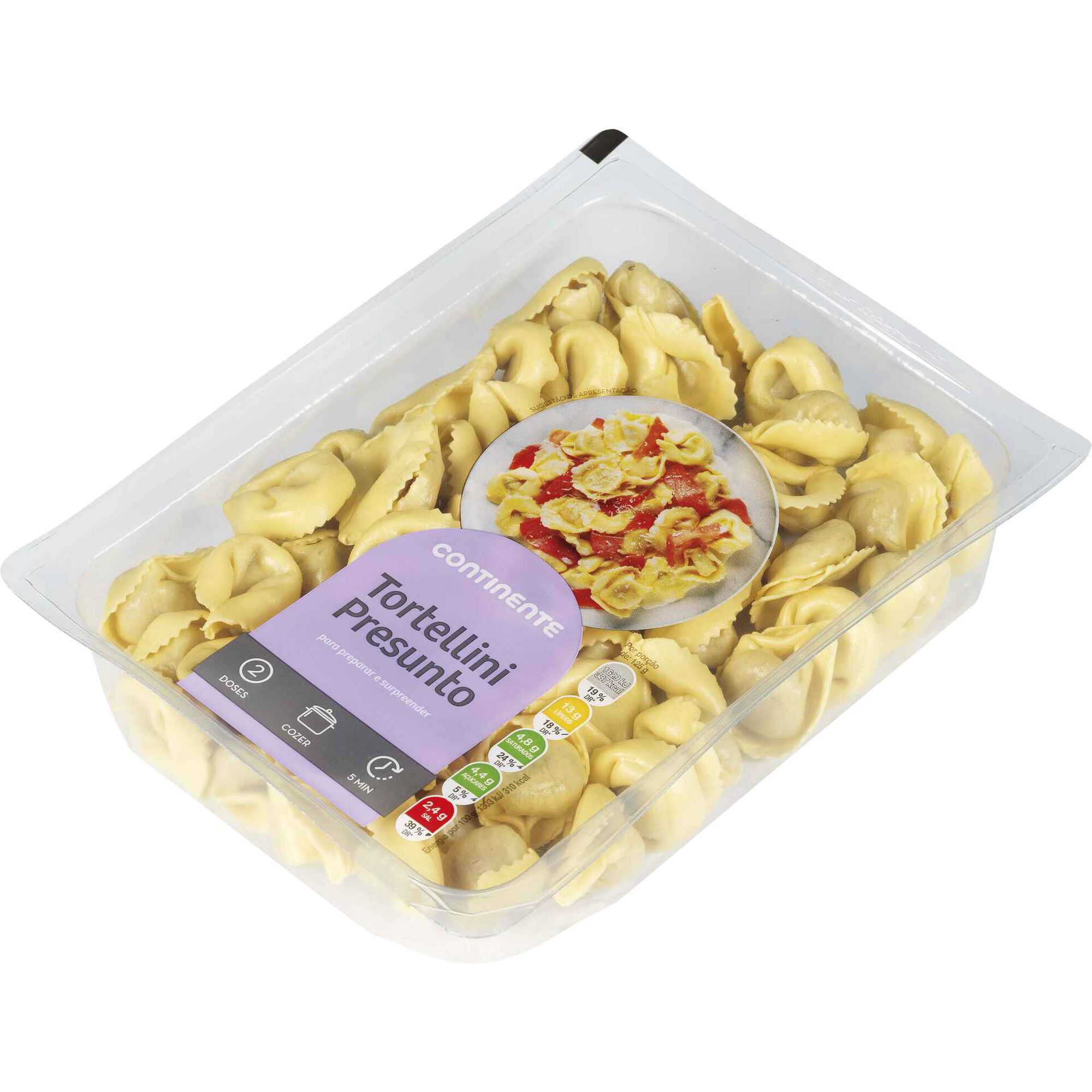 Tortellini Fresco com Presunto