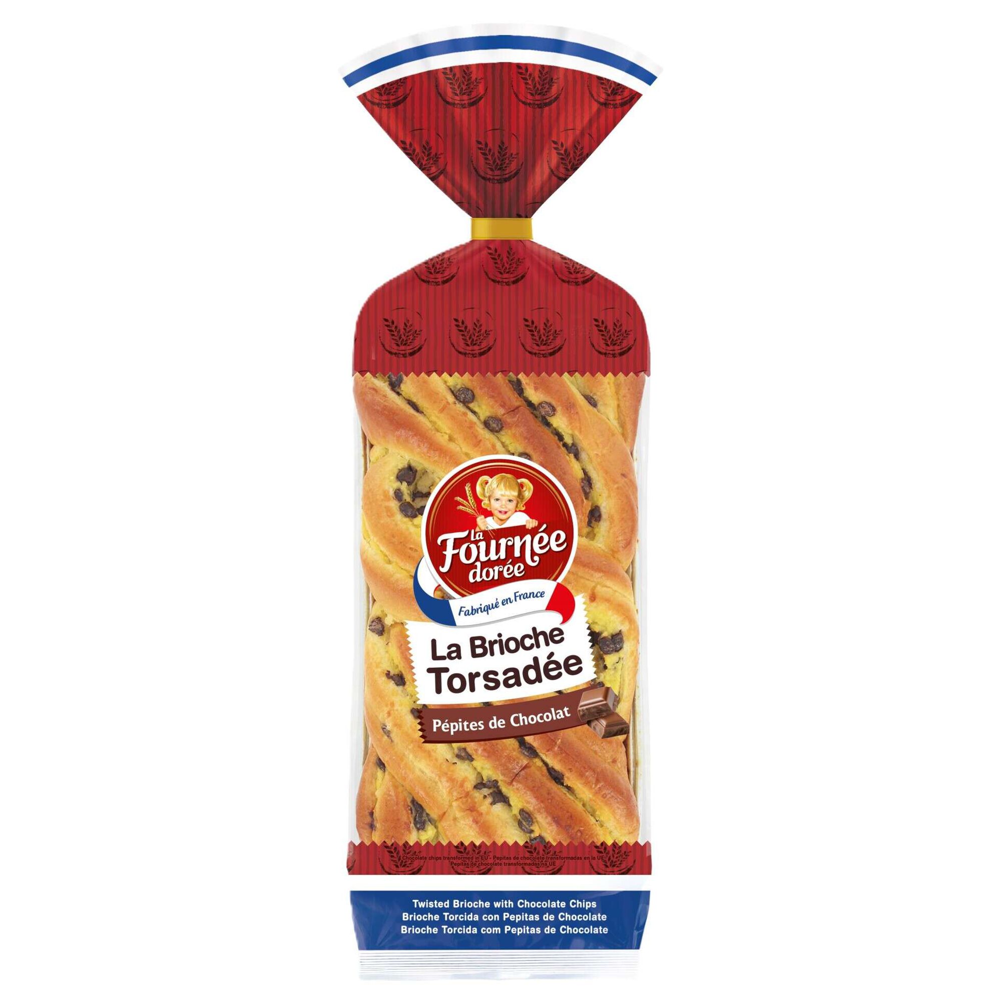 Brioche Entran&ccedil;ado com Pepitas de Chocolate La Fourn&eacute;e Dor&eacute;e