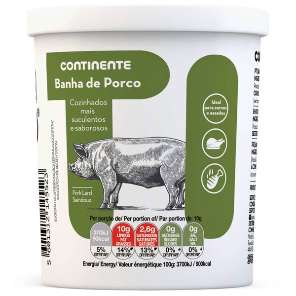 Banha de Porco Continente