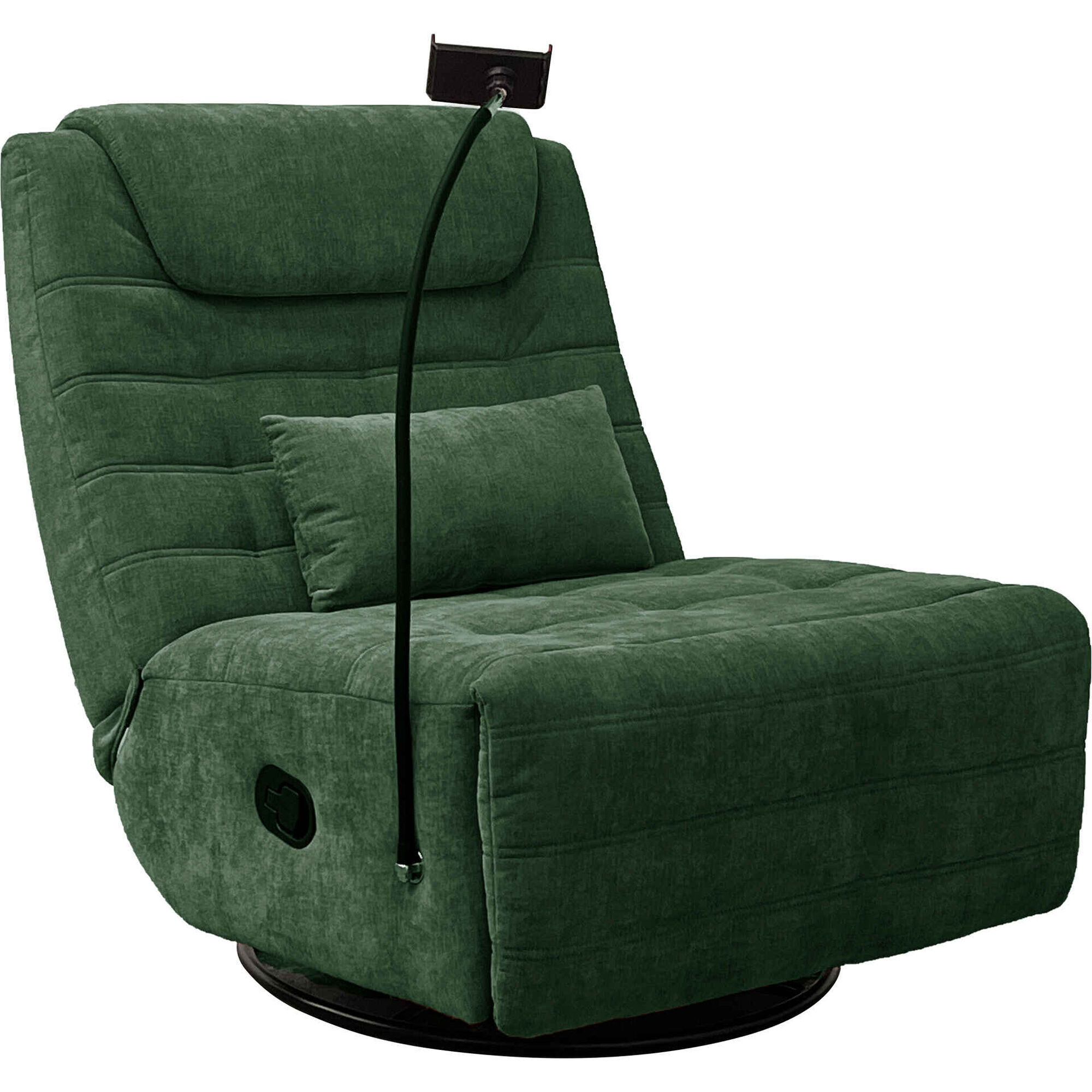 Sof&aacute; Reclin&aacute;vel Rotativo Verde Moove Kasa