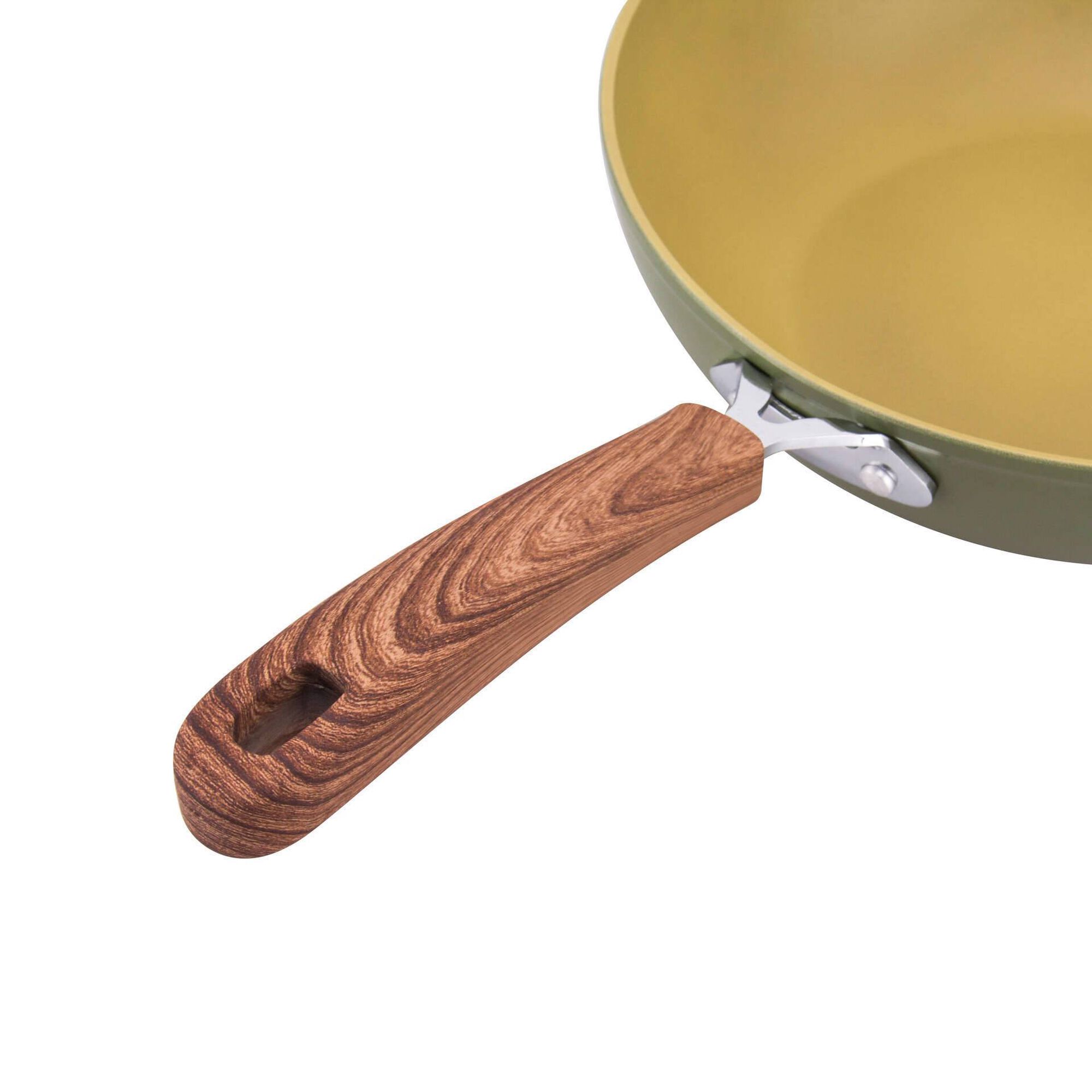 Wok Antiaderente Alumínio 28cm Oliveira Gourmet