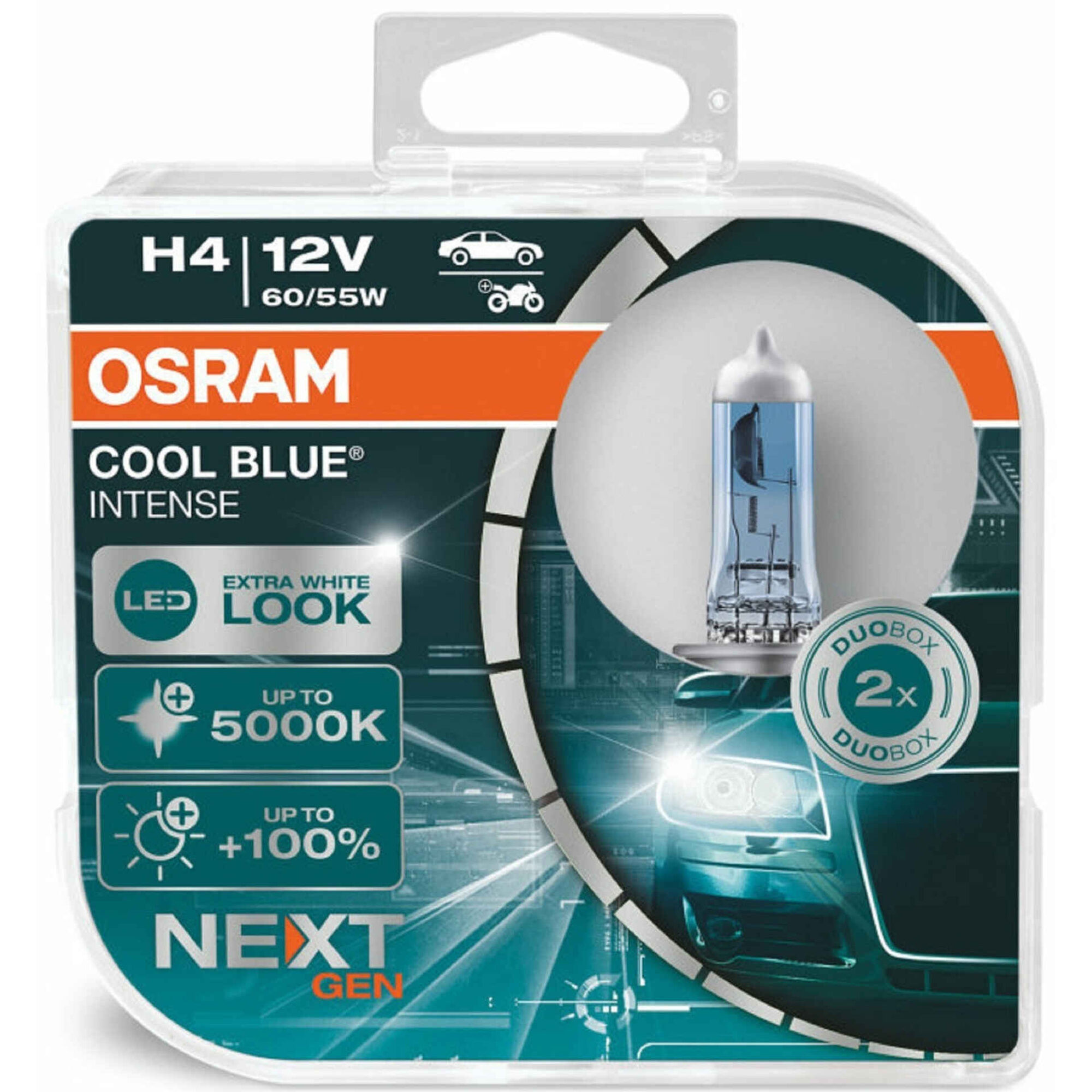 Conjunto 2 Lâmpadas Auto H4 60/55W