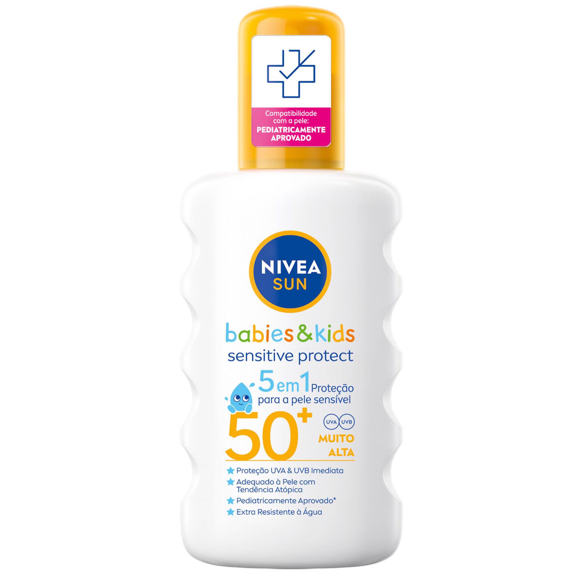 Protetor Solar Spray Protect & Sensitive Crian&ccedil;as FPS 50+ Nivea Sun