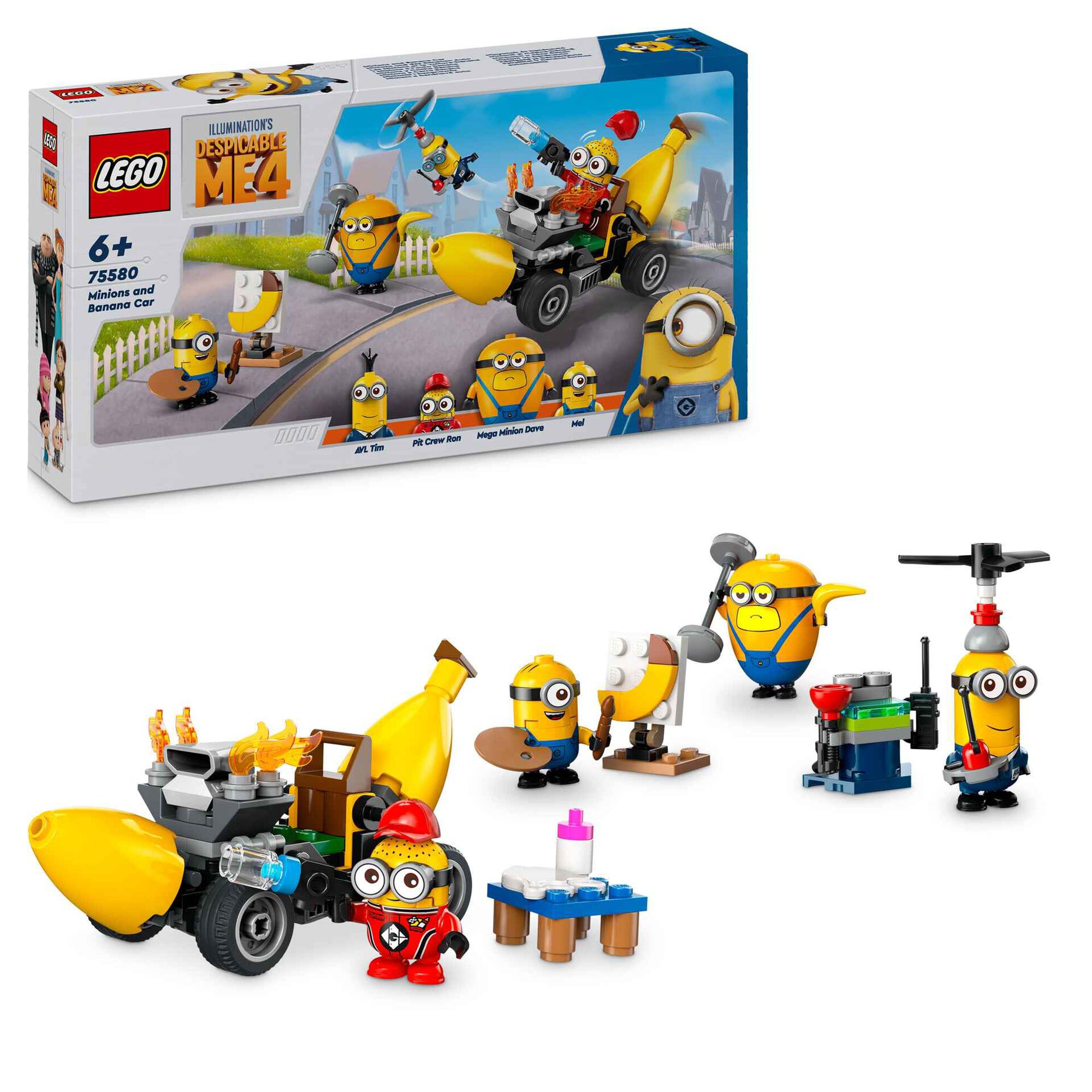 LEGO Minions - Minions e Carro Banana - 75580