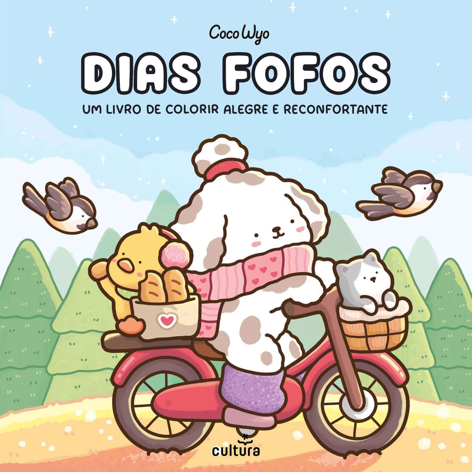 Dias Fofos (Livro de Colorir) de Coco Wyo