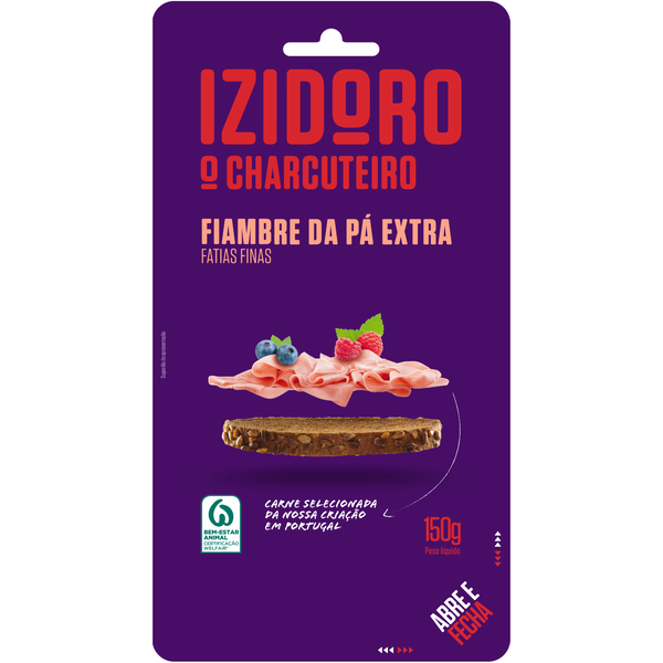 Fiambre da Pá Fatias Finas Izidoro