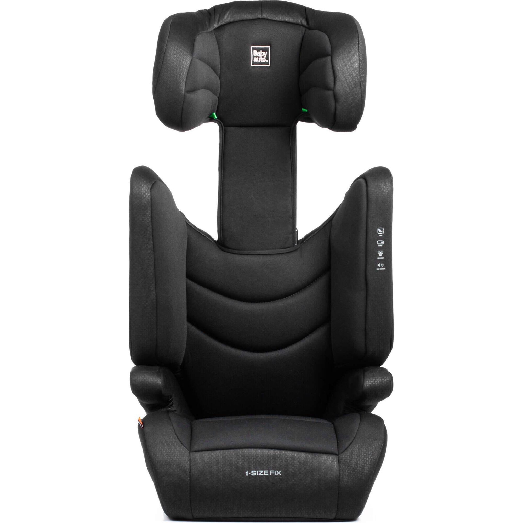 Cadeira Auto I-Size 100-150cm Isofix Jef Fix Preto Babyauto