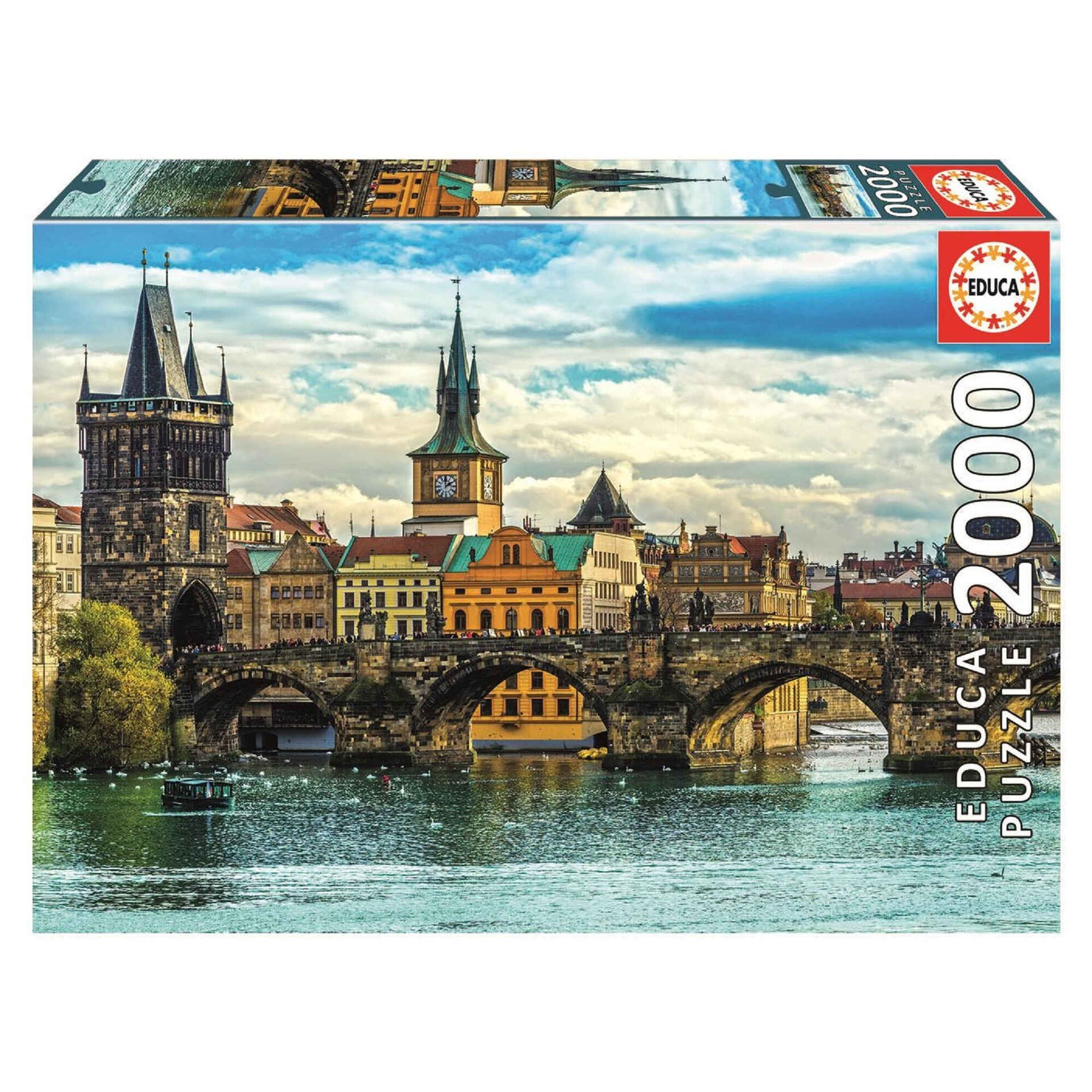 Puzzle Vistas de Praga 2000 Peças Puzzle Vistas de Praga 2000 Peças