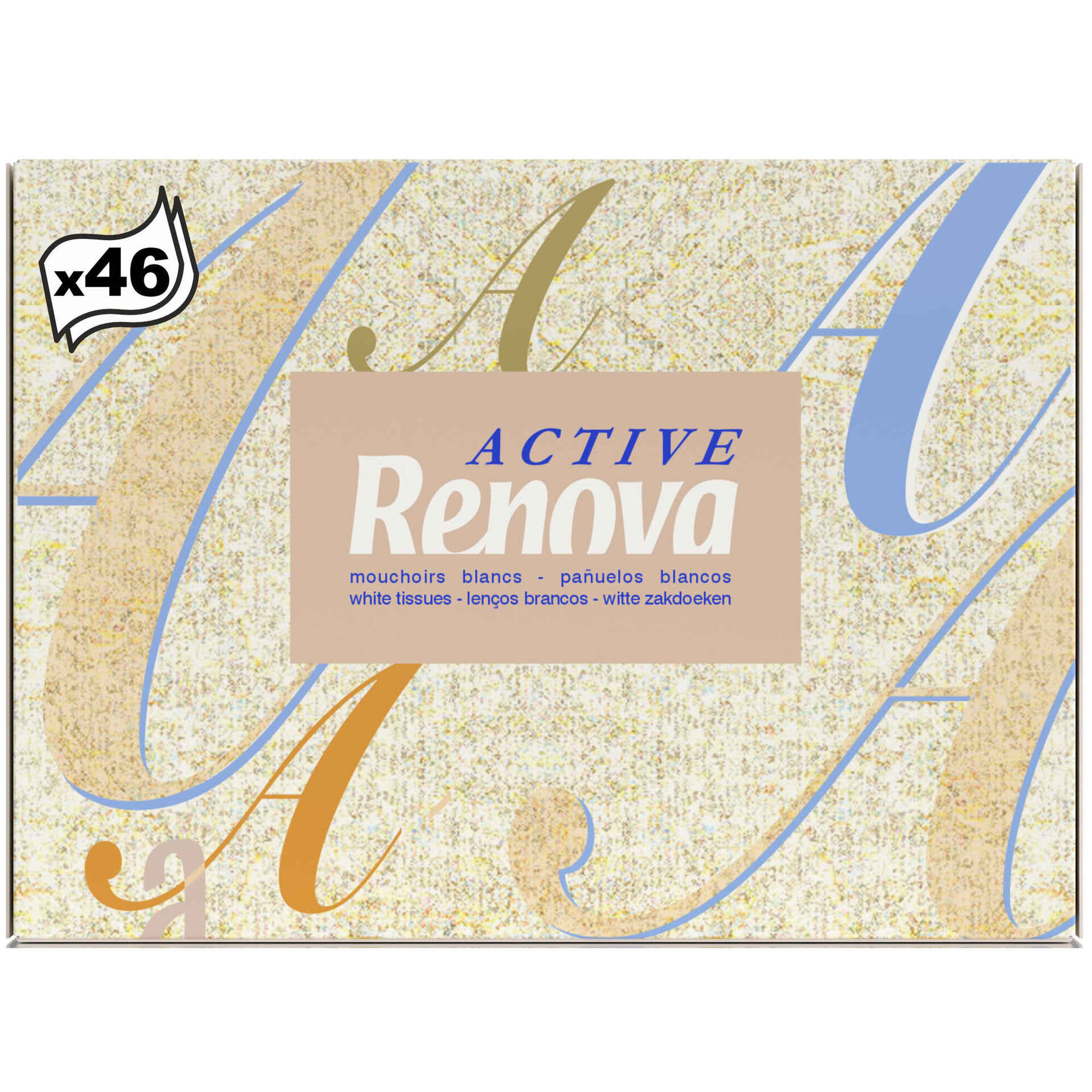 Lenços Faciais Active 3 Folhas