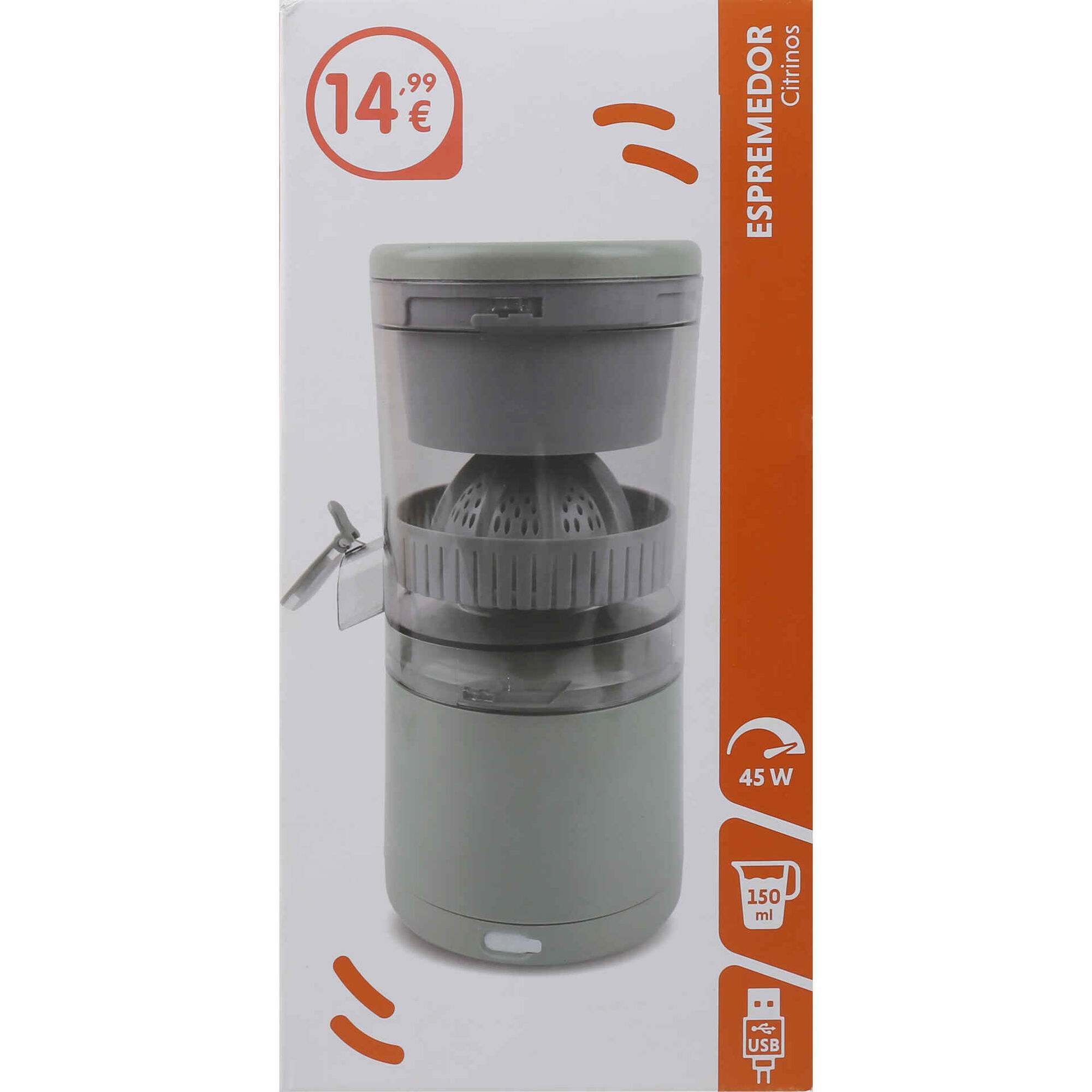 Espremedor de Citrinos 45W Bazar&atilde;o