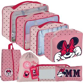 Organizador de Viagem de 8 Bolsas Disney Minnie Organizador de Viagem de 8 Bolsas Disney Minnie