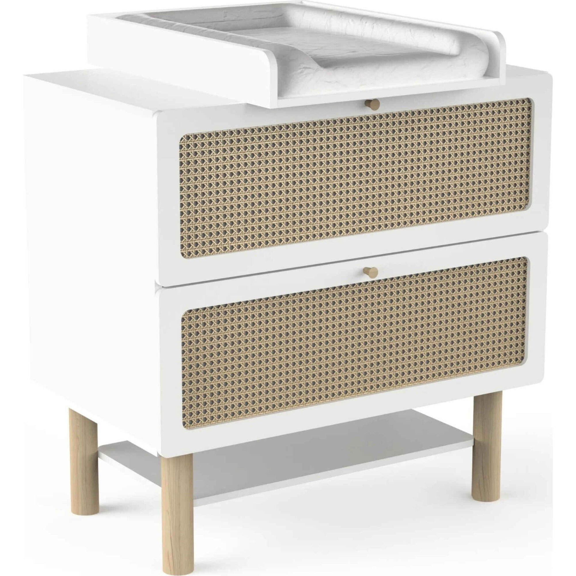 C&oacute;moda 90x87x55cm Branco Ochna Twinko