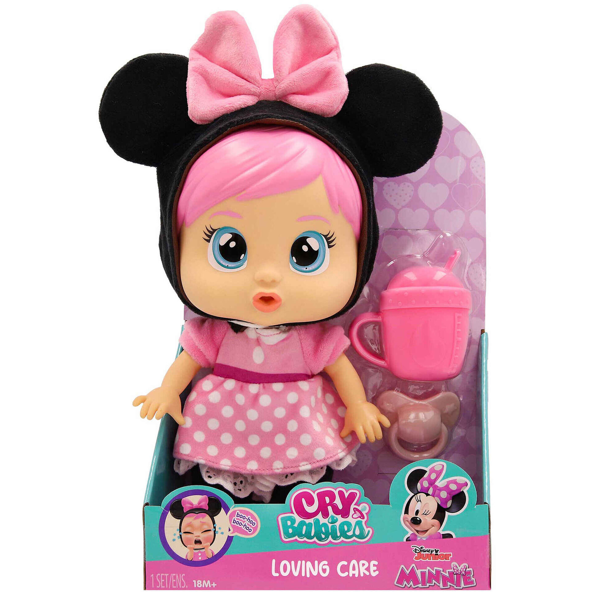 Cry Babies - Boneca Loving Care Disney (v&aacute;rios modelos)