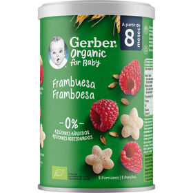 Snack para Beb&eacute; Cereais com Framboesa +8M