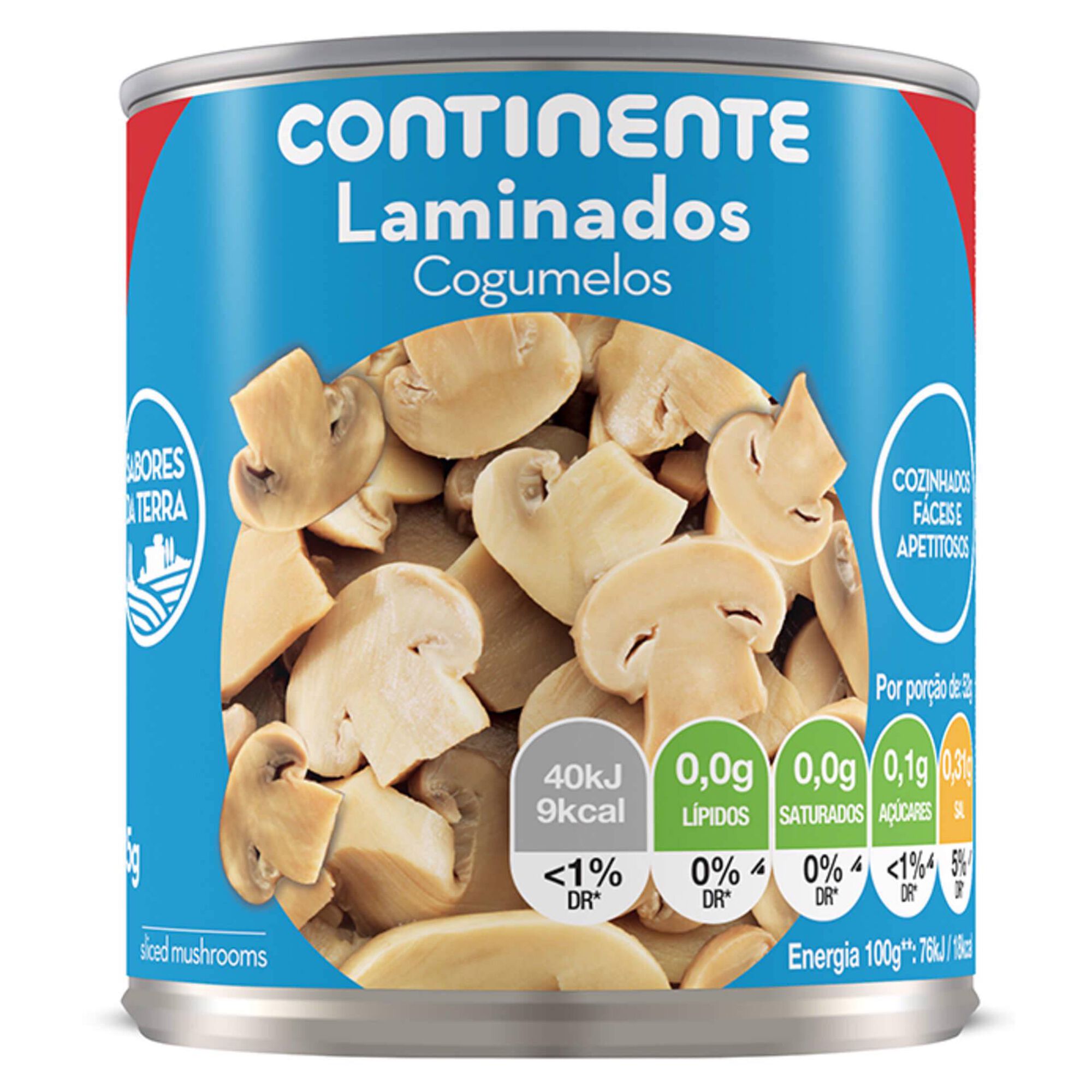 Cogumelos Laminados sem Glúten