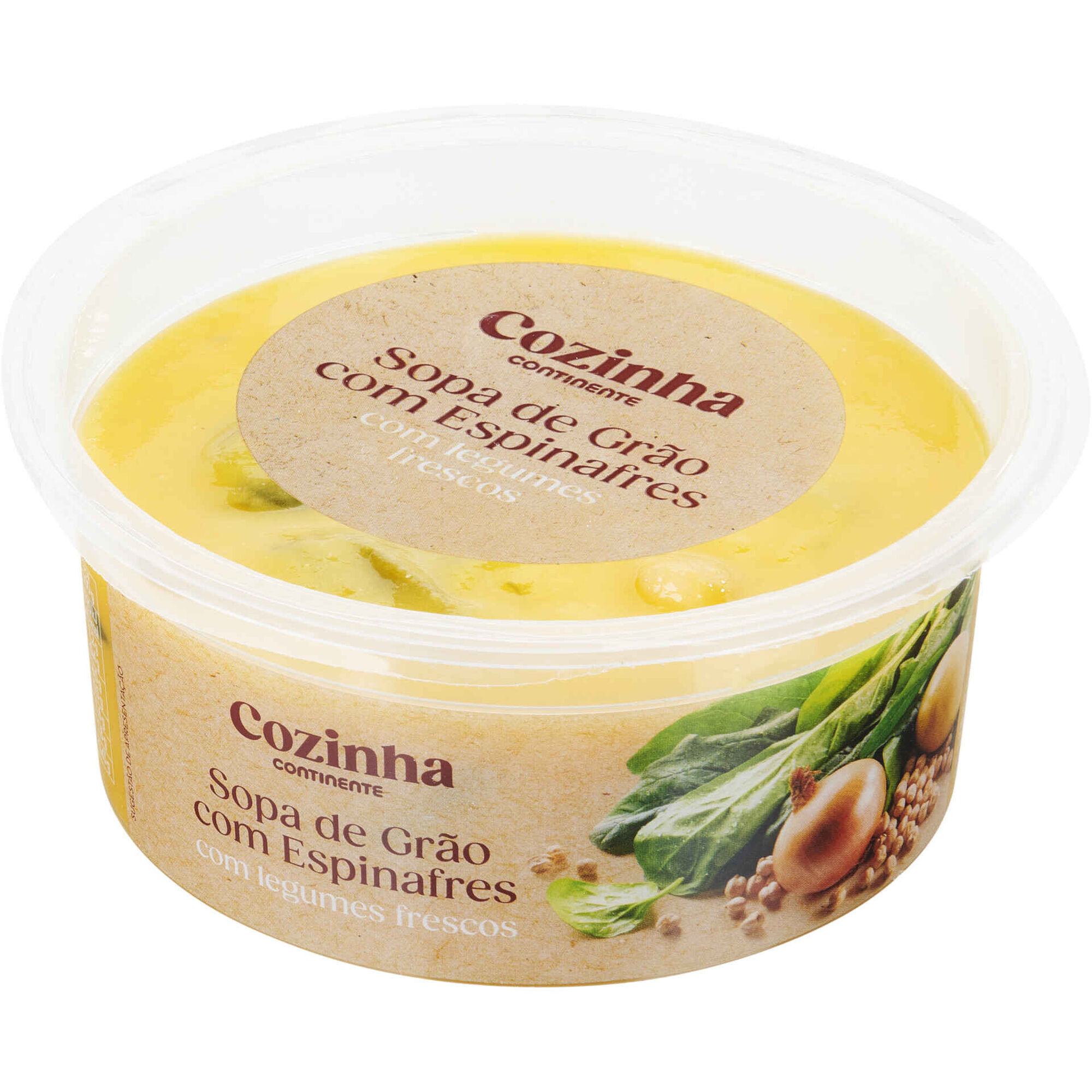 Sopa de Grão com Espinafres