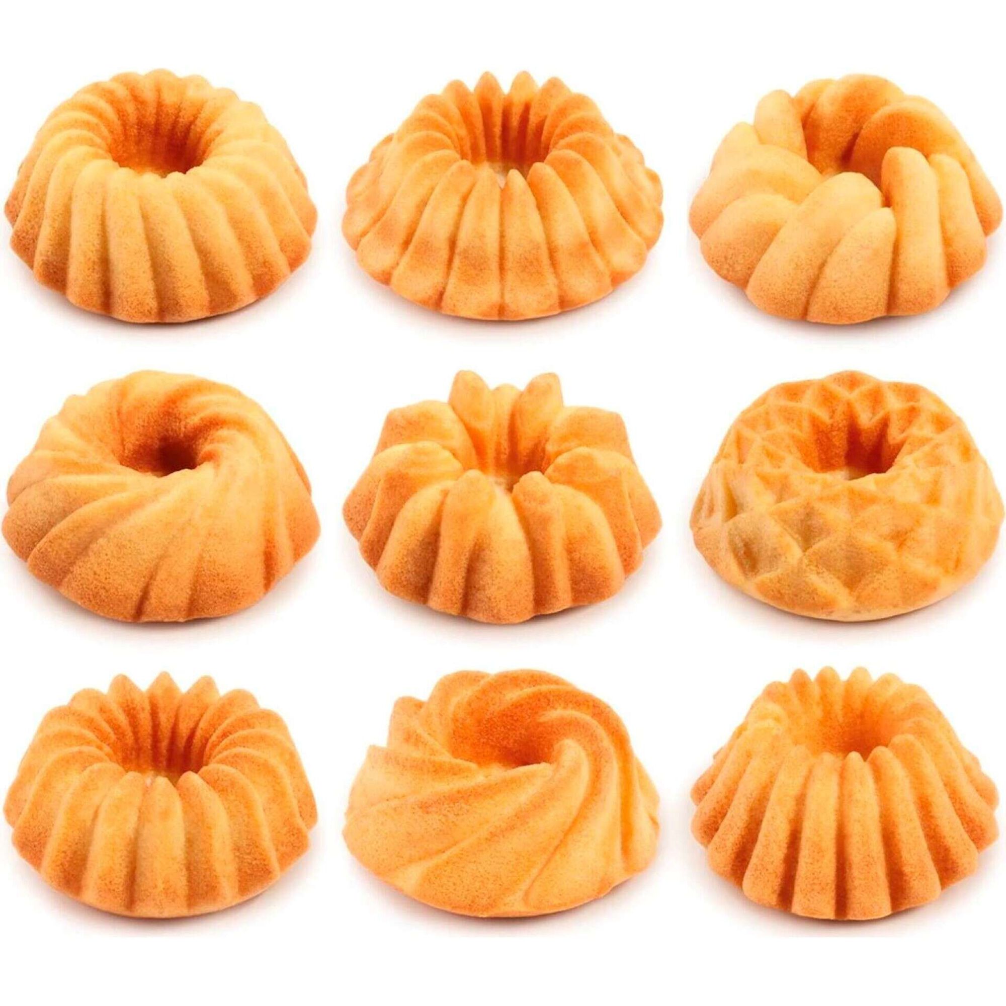 Forma para 9 Mini Bolos Bundt Del&iacute;cia Tescoma