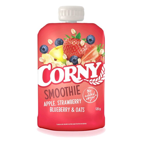 Saqueta Fruta Maçã, Morango, Mirtilo e Aveia Corny