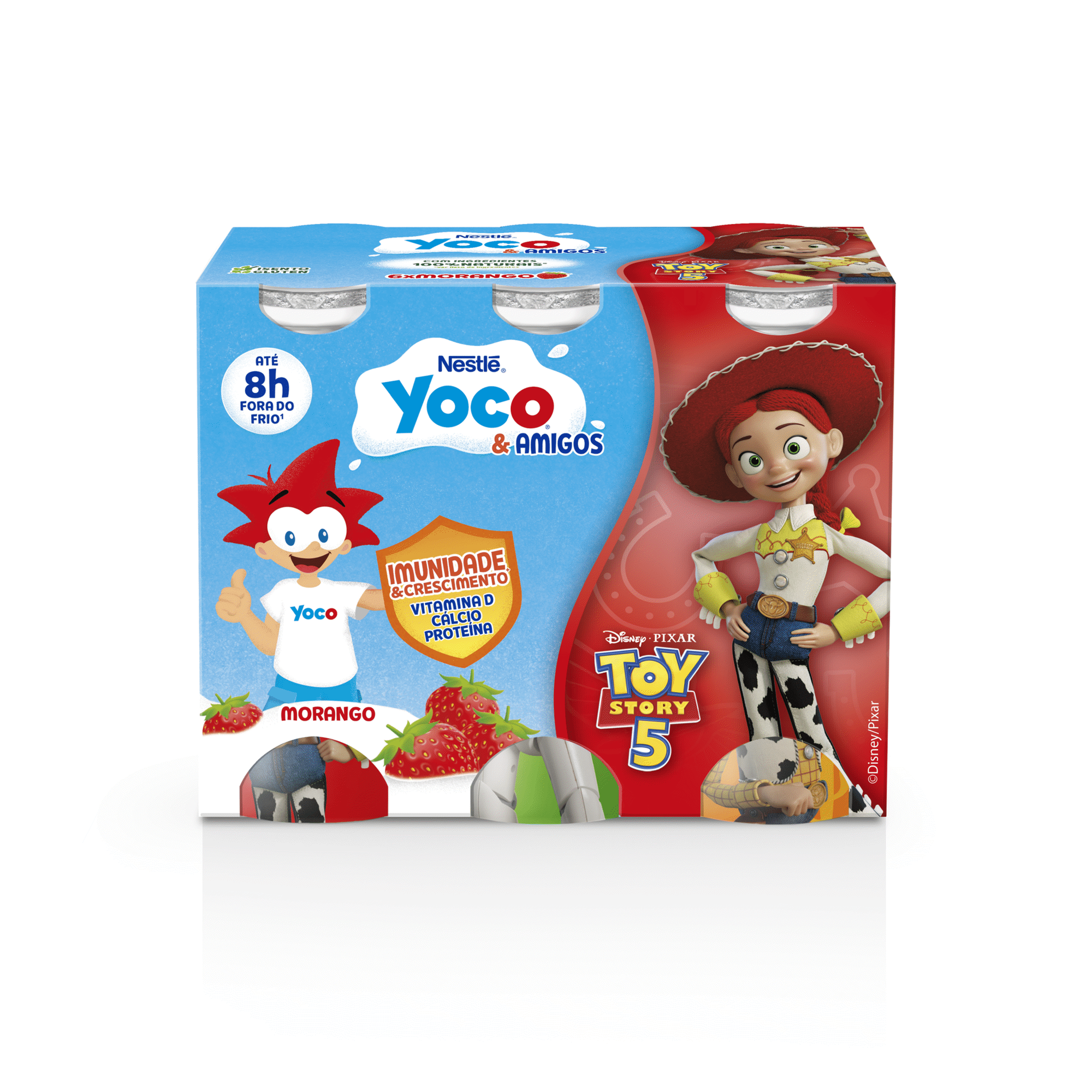 Iogurte L&iacute;quido Morango Infantil Yoco