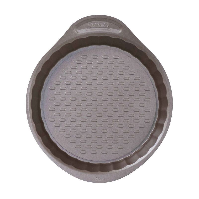 Forma Tarte Fundo Móvel Metal Antiaderente 25cm Asimetria Pyrex