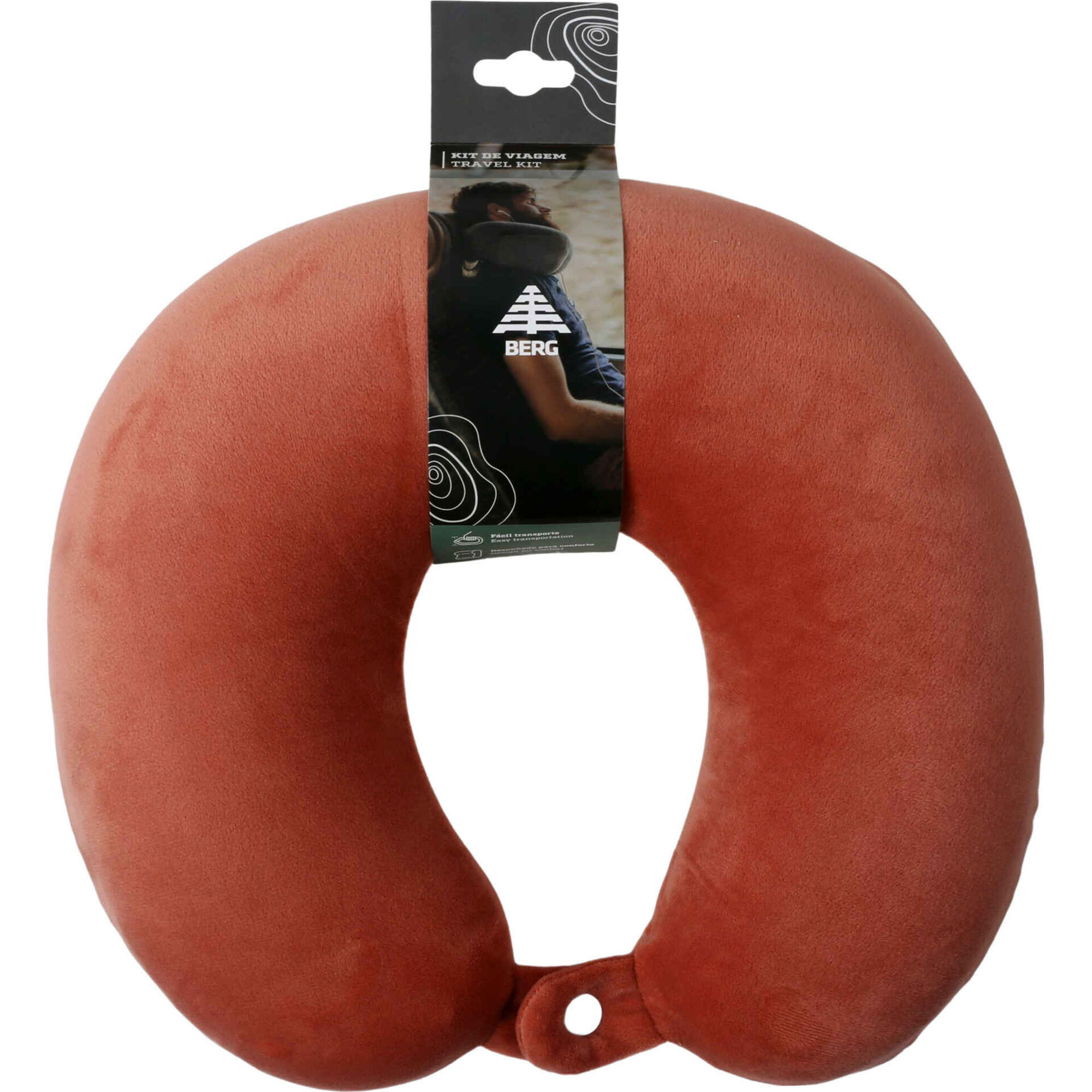 Almofada Viagem Rosa