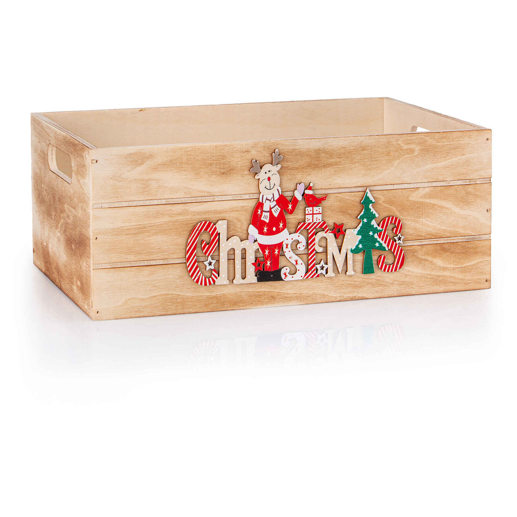 Caixa Decorativa Madeira Natural