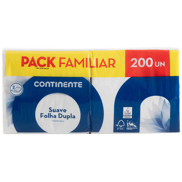 Guardanapos 2 Folhas Pack Poupança Continente