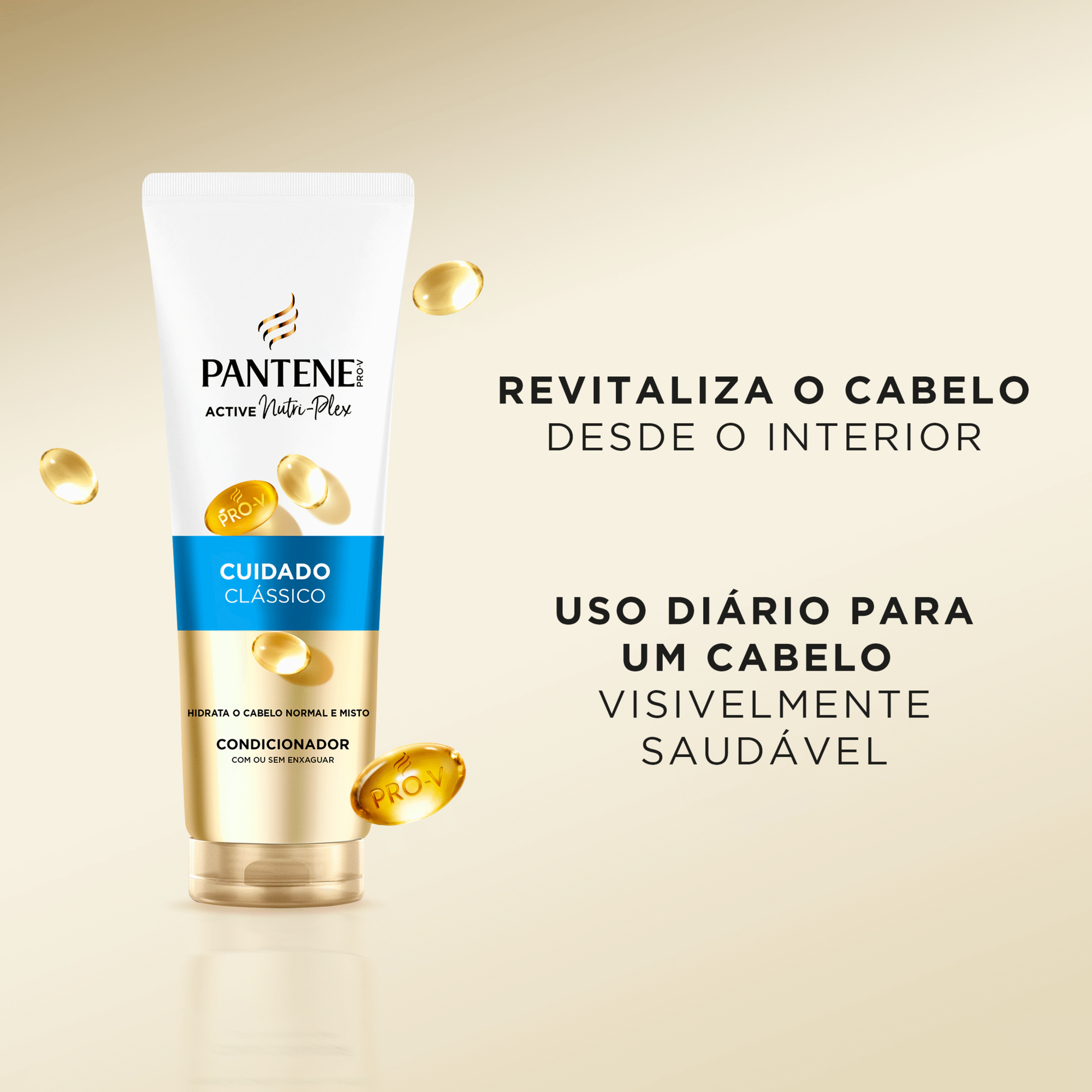 Condicionador Pro-V Active Nutri-Plex Cuidado Cl&aacute;ssico Pantene