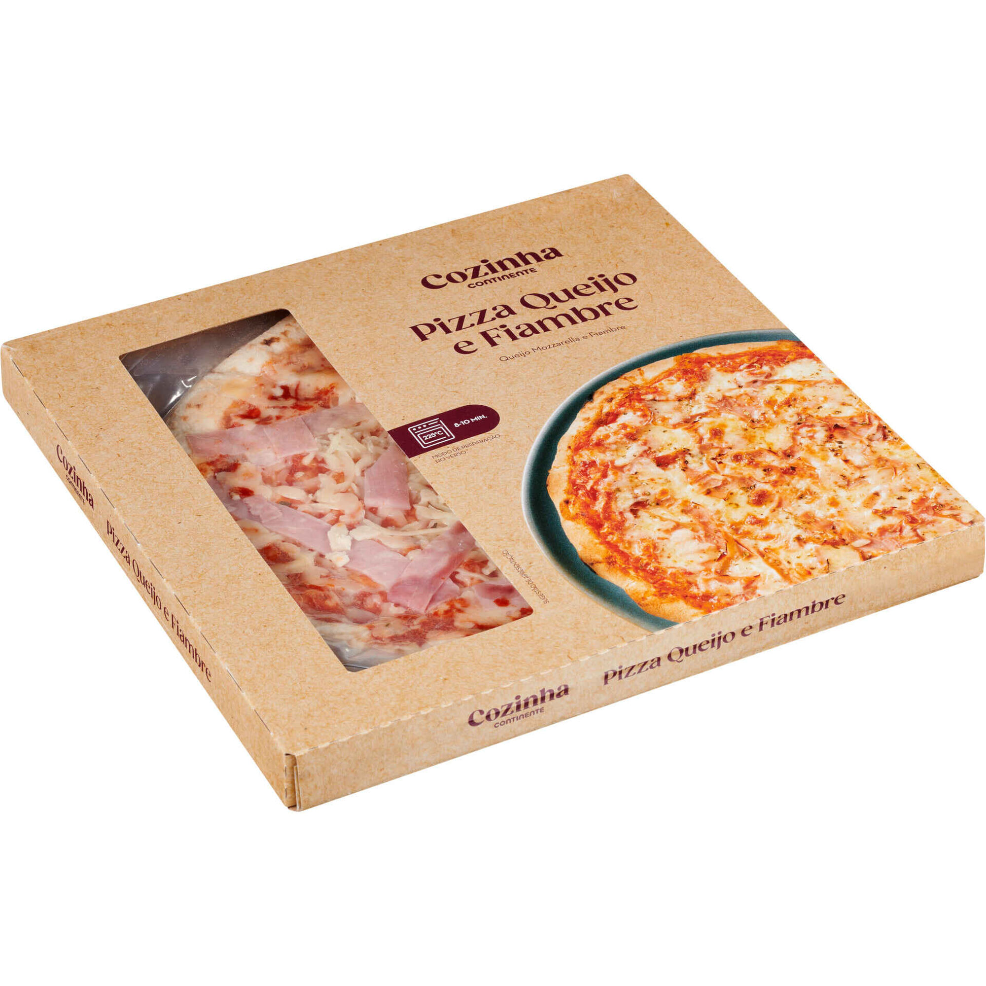 Pizza Fresca Queijo e Fiambre Cozinha Continente