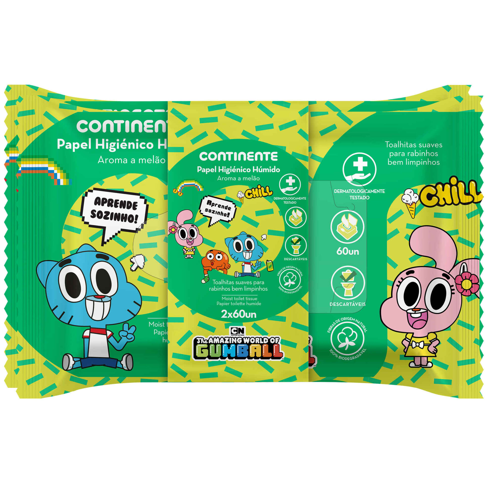 Papel Higiénico Húmido Melão Papel Higiénico Húmido Melão