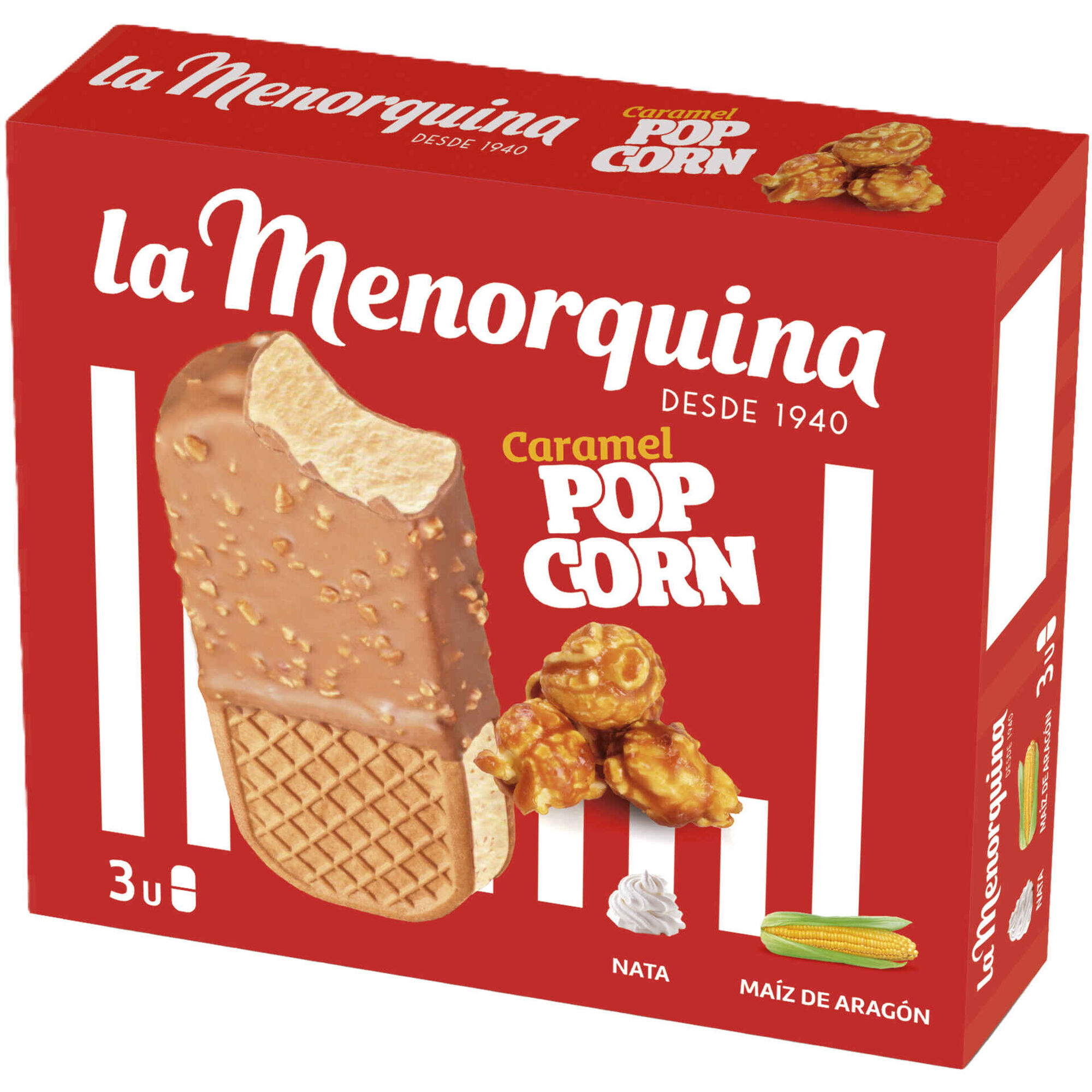 Gelado Sandwich Caramelo e Pipocas Gelado Sandwich Caramelo e Pipocas
