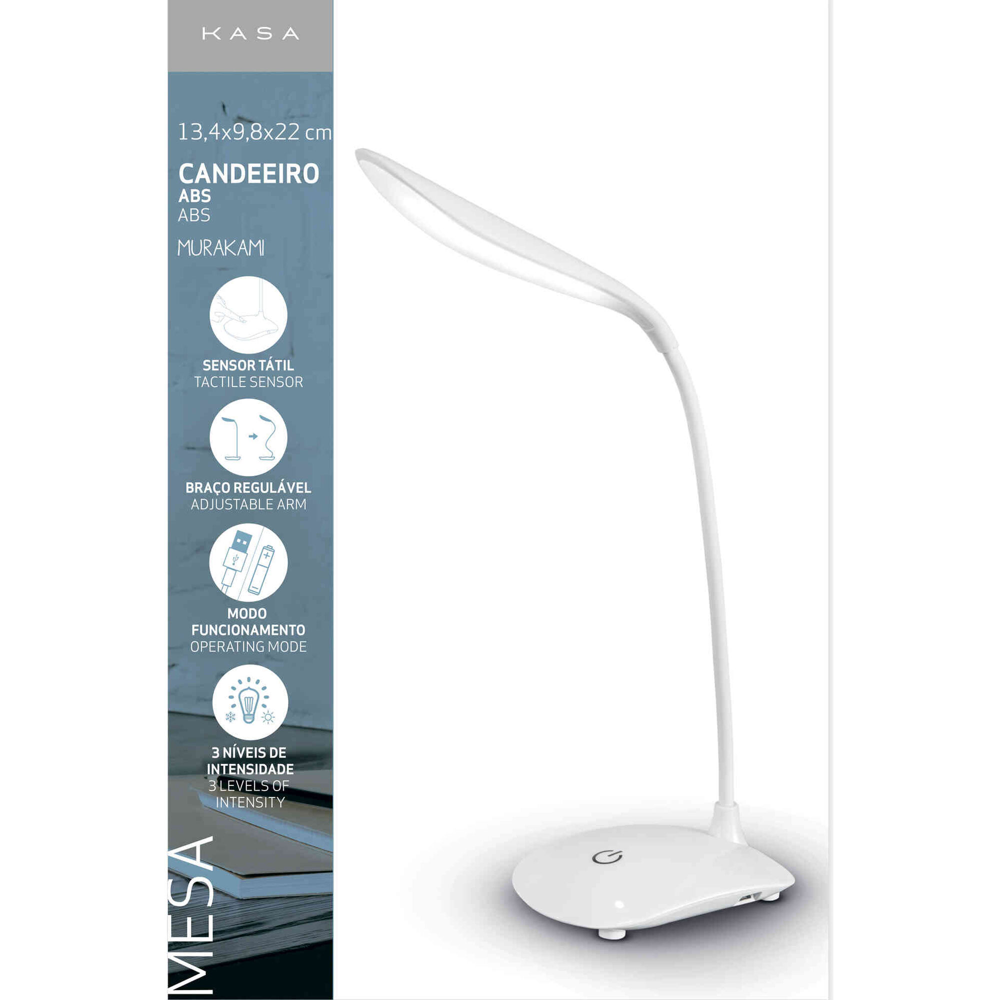 Candeeiro de Secretária Branco Murakami