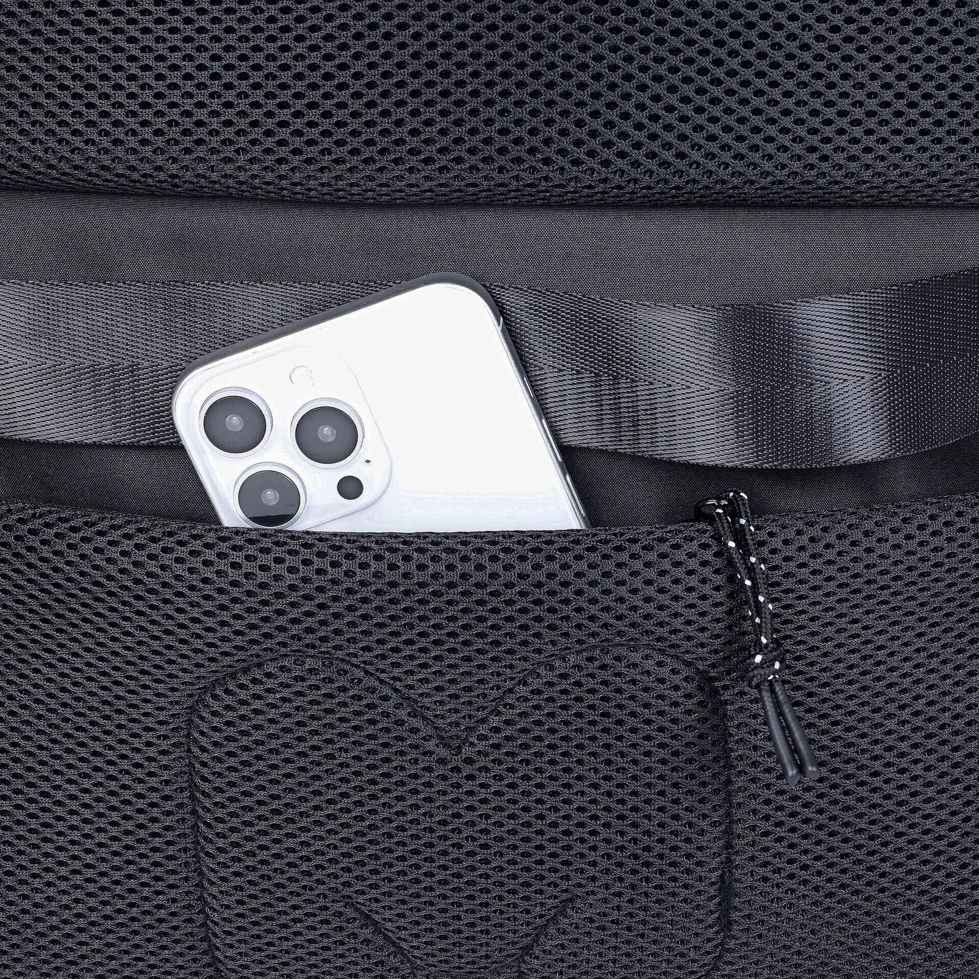 Mochila de Viagem Preta Marshmallow