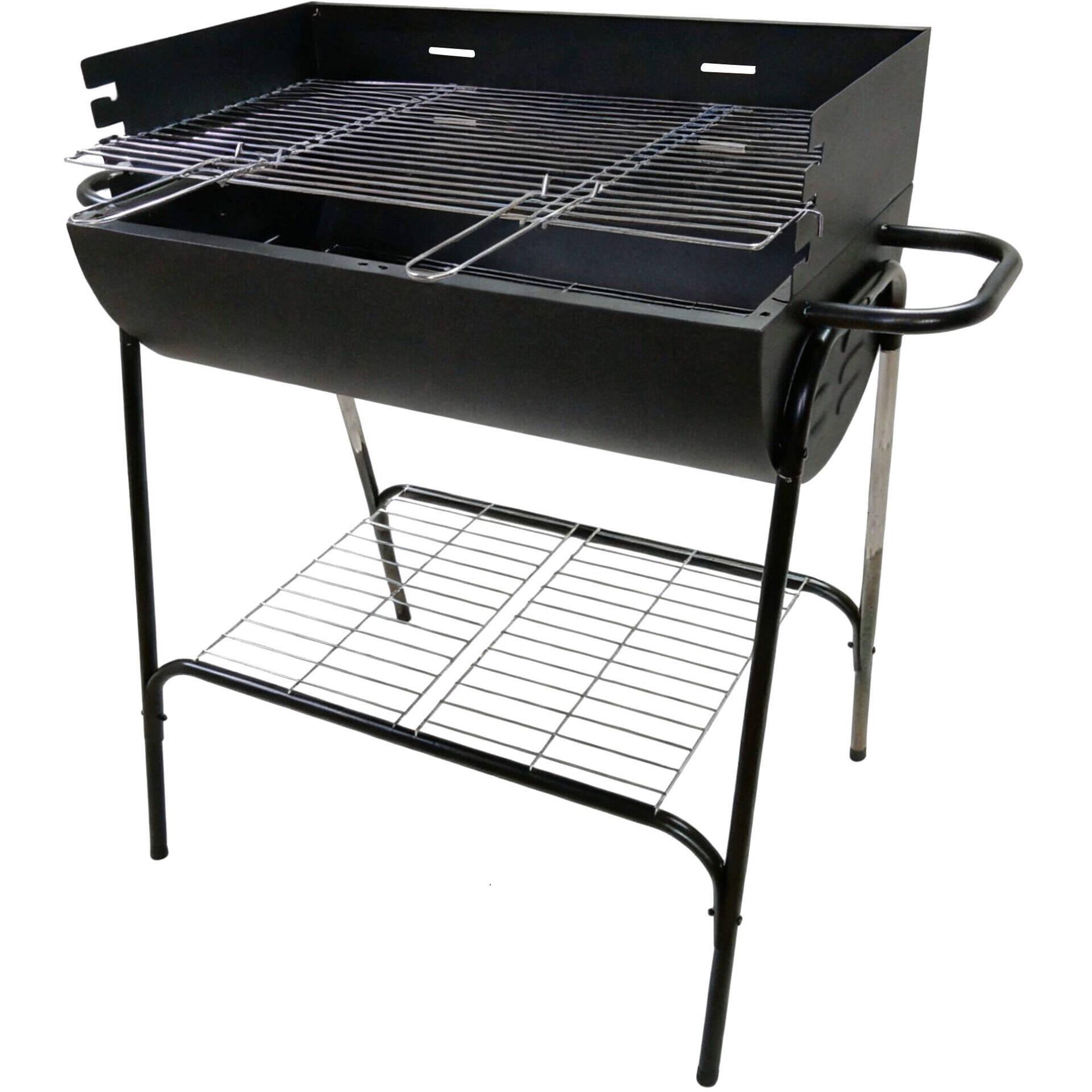 Barbecue Carv&atilde;o 92x56x88,5cm Preto Portim&atilde;o BBQ Collection