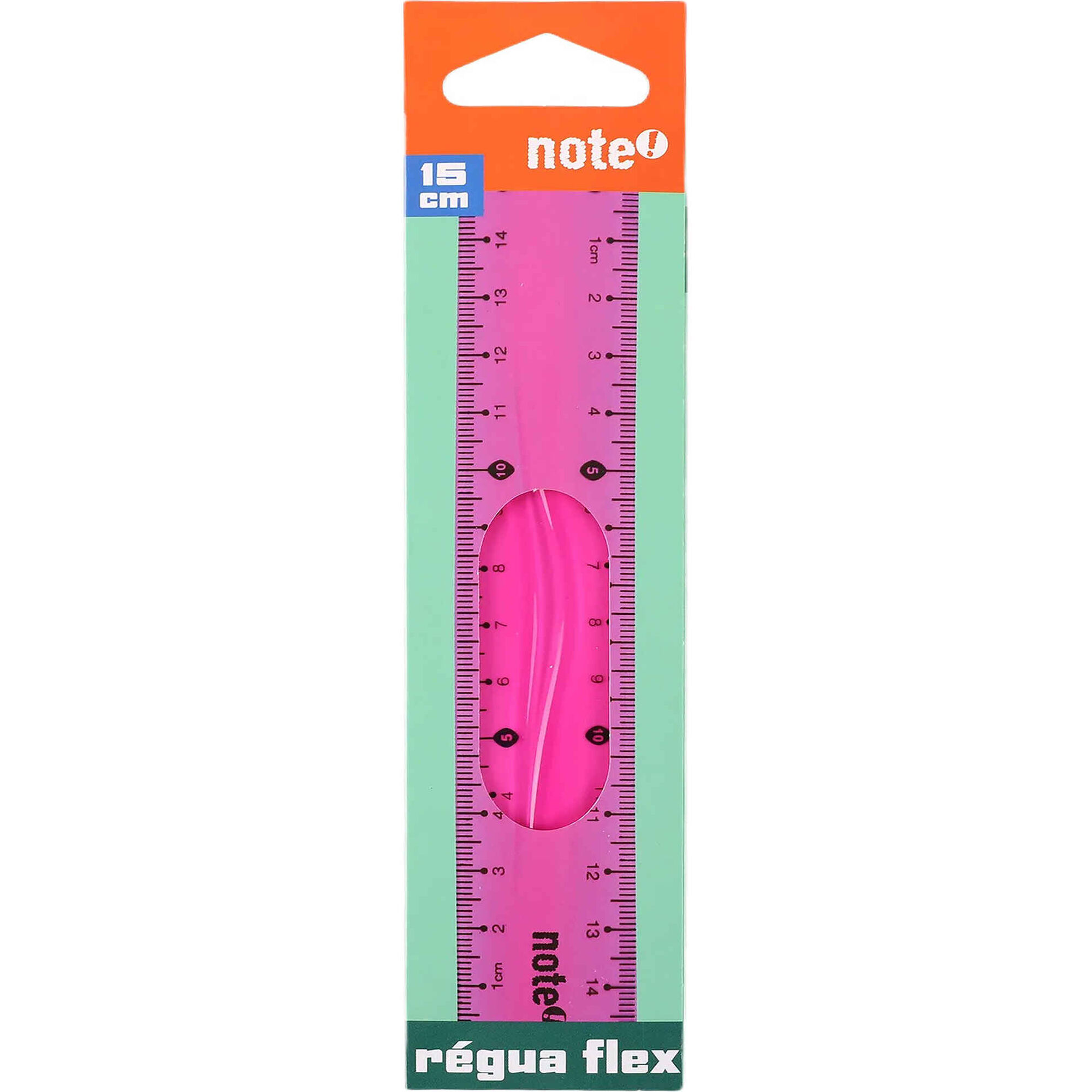 R&eacute;gua Flex 15cm (v&aacute;rias cores) Note!
