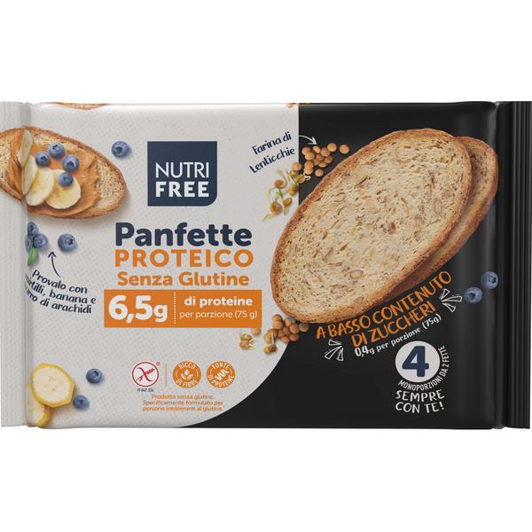 Pão Proteico Fatiado sem Glúten Nutrifree