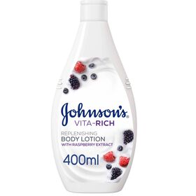 Leite Corporal Vita-Rich Frutos Vermelhos Johnson's
