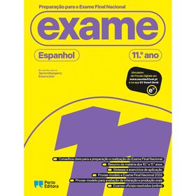 Preparação para o Exame Final Nacional - Espanhol - Iniciação - 11.º Ano