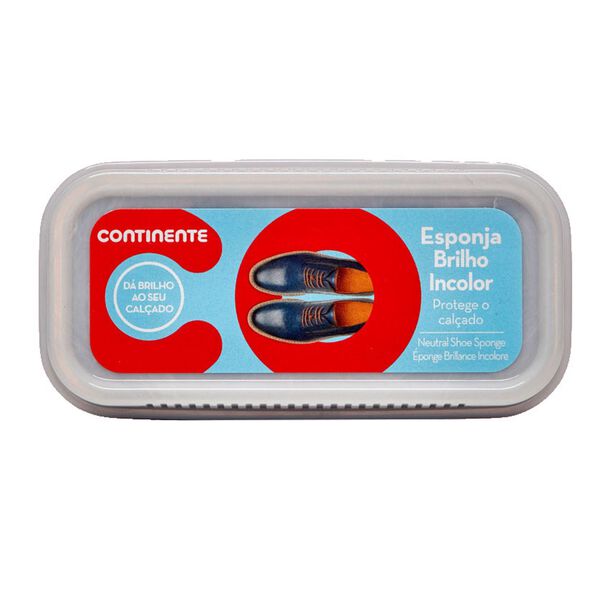 Esponja para Calçado Brilho Incolor Continente
