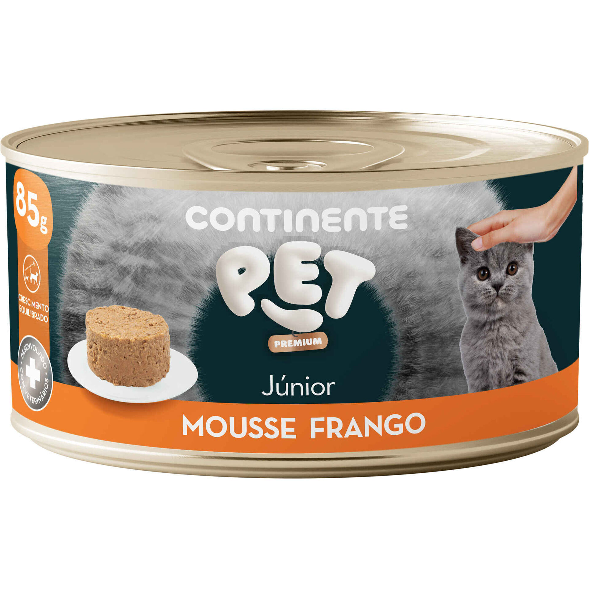 Comida H&uacute;mida para Gato J&uacute;nior Mousse Frango