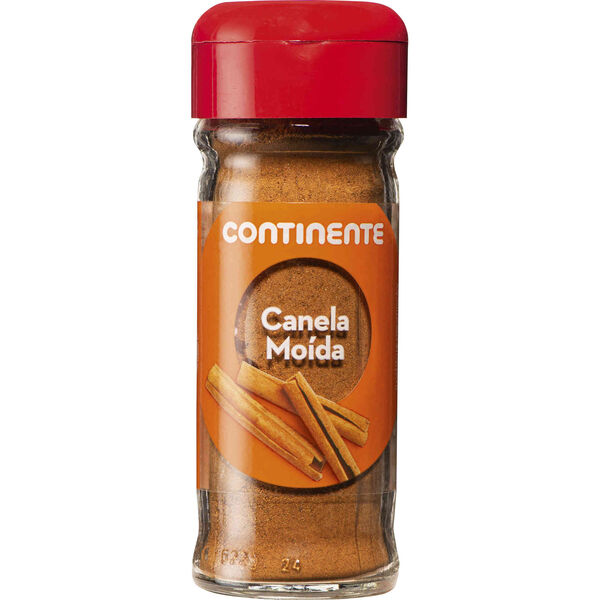 Canela Moída em Frasco Continente