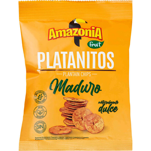Snack de Banana Platanitos Doces Amazonia