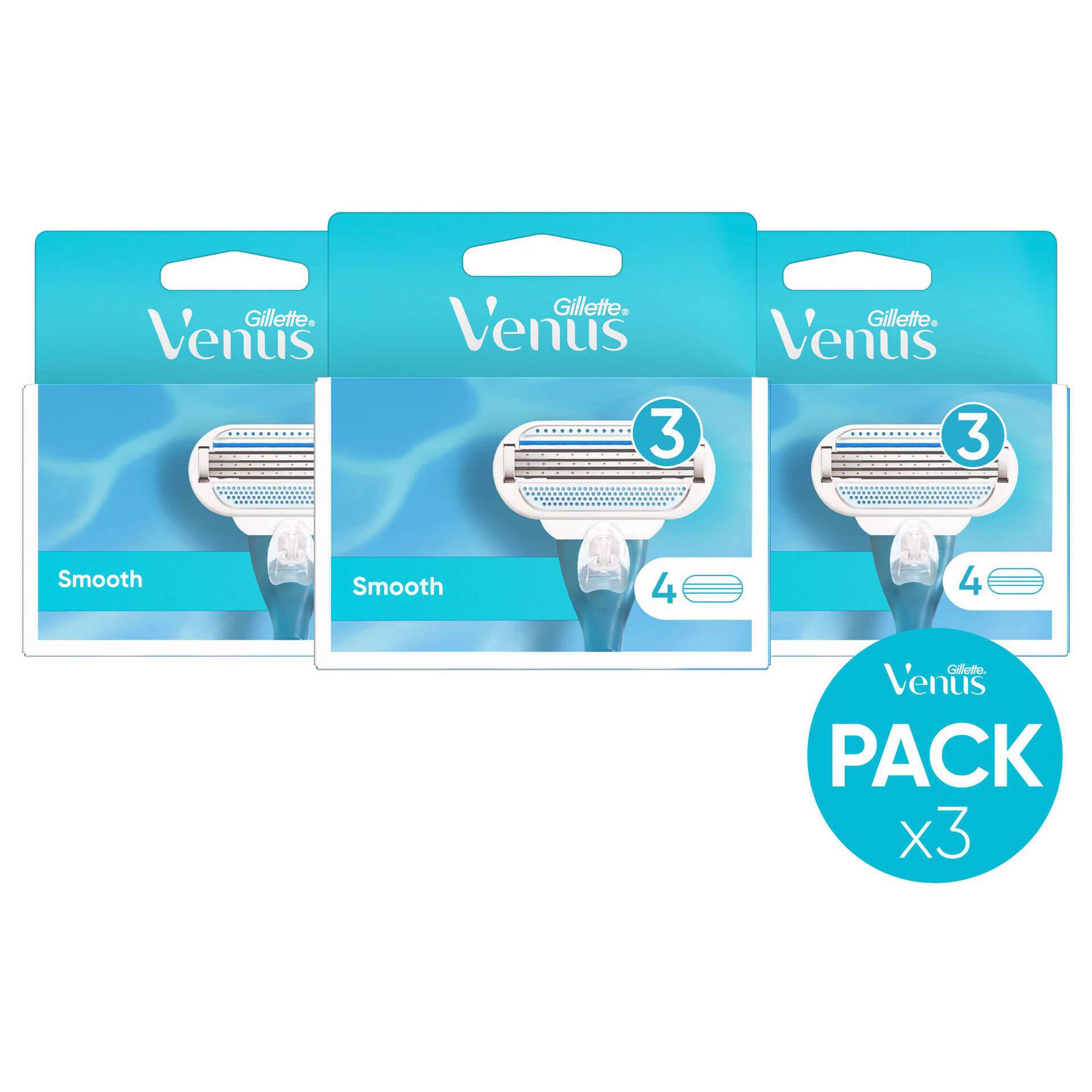 Recarga de Lâminas Venus Smooth